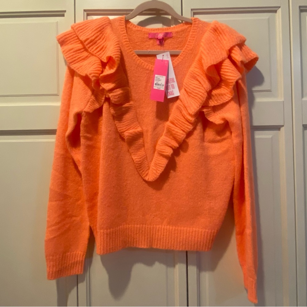 Lilly Pulitzer Marceline Ruffle Sweater